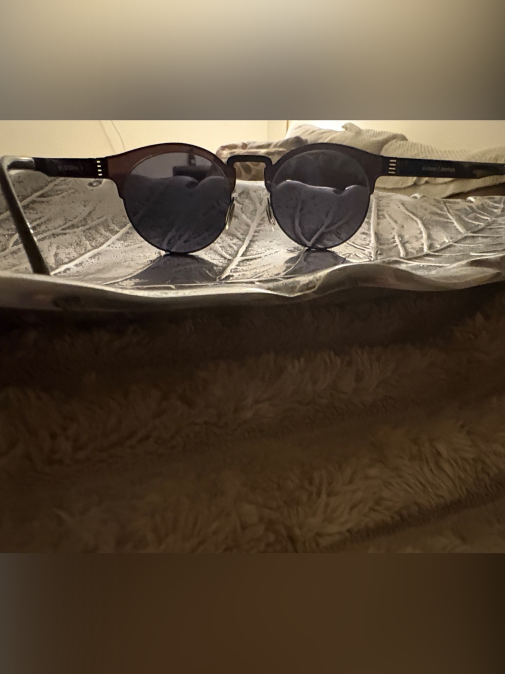 ProDesign Denmark Black Lightweight Titanium Sunglasses w/ Case Minimalist